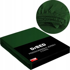 Gumis lepedő 140 x 200 Pamut Jersey Palackos Zöld Lengyel