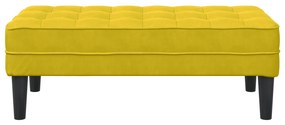 Pad Sárga 113x57x39 cm Bársonyos