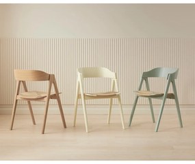 Mette bükkfa étkezőszék rattan ülőfelülettel - Findahl by Hammel