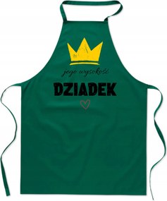 Konyhai kötény Ajándék Nagypapa napja Őfelsége Nagypapa