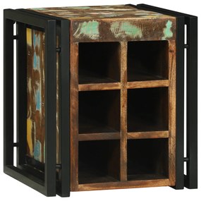 Borállvány 34.5x35x39 cm Tömör újrahasznosított fa