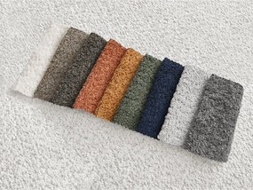 Fehér buklé sarokkanapé (jobb oldali-heverő résszel) Azra – Bobochic Paris