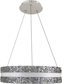 LED luxusos függesztett kristálycsillár + távvezérlő 80W - TA2303/W