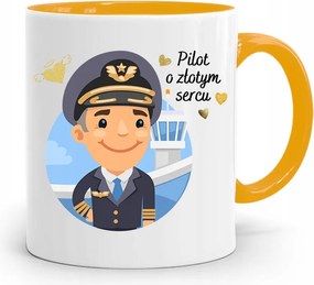 Távirányítós Bögre Sárga Születésnapi Ajándék fényképes nyomtatással