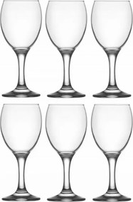 6 db-os fehérboros pohár szett 205 ml Empire Lav