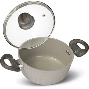 Lamart LT1267 fedeles serpenyő Stripe, átmérő 20cm