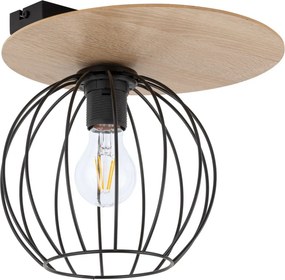 SIGMA LIGHTING 32354 CYBER Vintage Mennyezeti Lámpák Fekete, Tölgy E27 IP20