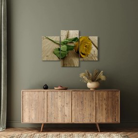 Kép - Vintage sárga rózsák (90x60 cm)