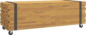 vidaXL dohányzóasztal 110x45x35 cm tömör fa teakfa