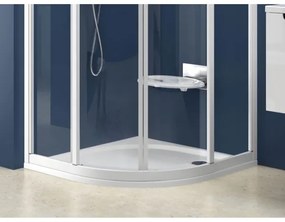 Ravak XA237711010 - ELIPSO negyedköríves zuhanytálca 90x90 cm fehér