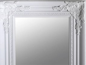 Tükör, fehér fa keret, MALKIA 8