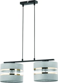 SIGMA LIGHTING 32156 SARA Többágú Függesztett Lámpa Fekete, Szürke E27 IP20