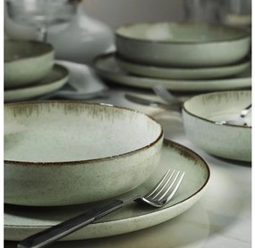 12 részes zöld porcelán étkészlet