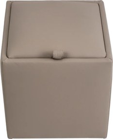 Box puff - POLY műbőr - taupe R
