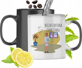 Mágikus Bögre Titkárnőnek Színváltós, fényképes nyomattal