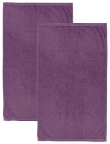 Lila gyorsan száradó frottír pamut fürdőlepedő szett 2 db-os 90x140 cm Quick Dry – Catherine Lansfield