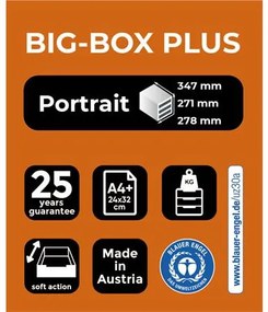 Irattároló, műanyag, 5 fiókos, EXACOMPTA Big-Box Plus Iderama (EX3097298D)