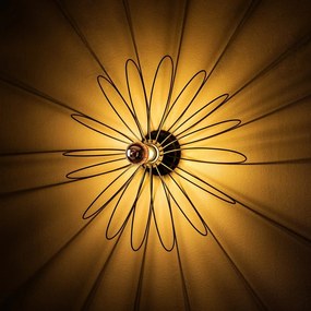 Fekete fali lámpa Hemdem – Opviq lights