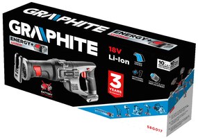 Akkus fűrész Energy+ 18V, Li-Ion, akkumulátor nélkül 58G017