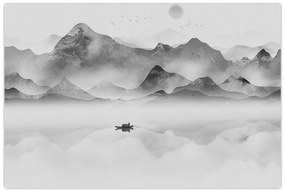 Kép - Japán tó (90x60 cm)
