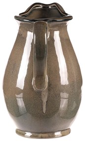 Kerámia kancsó szürke, 18 x 20 x 28 cm, nagy, 28 cm
