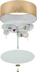 Eglo 97642 - VISERBELLA mennyezeti lámpatest 3x E27/60W/230V