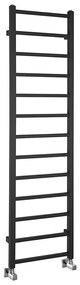Sapho - Fürdőszobai törölközőradiátor METRO DOS 323W 40x150 cm matt fekete