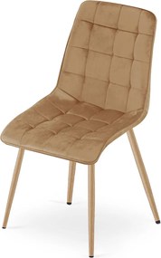 Barna SPLIT VELVET étkezőszék