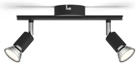 Philips - Spotlámpa LIMBALI 2xGU10/50W/230V fekete