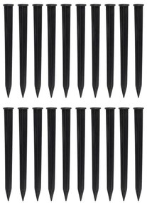 Gardlov Zahradní okraj 6 cm x 10 m s 20 kolíky - černý