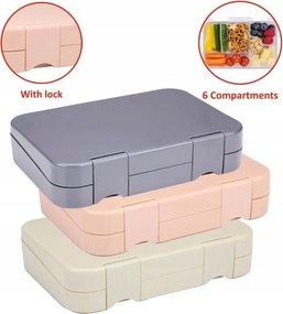 Alpina szürke uzsonnás doboz 21 x 15 x 4,5 cm