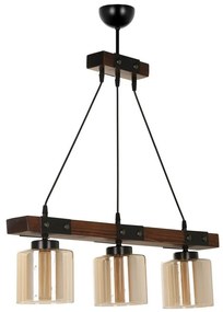 Csillár zsinóron LILA 3xE27/60W/230V