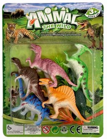Dinoszaurusz Wild műanyag figura 6 db-os szett dobozban