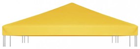 sárga pavilon-tetőponyva 270 g/m² 4 x 3 m