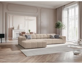 Bézs sarokkanapé (bal oldali) Chicago – Cosmopolitan Design