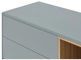 Kék-szürke alacsony komód 180x76 cm Corvo – Teulat