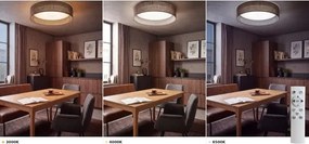 BRILAGI - LED dimmelhető lámpa VELVET SM. VARI 36W/230V 3000-6500K átmérő 55 cm barna + távirányító