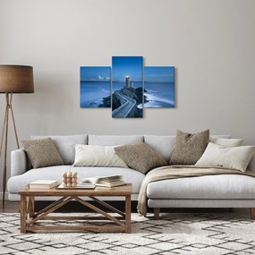 A világítótorony és a tenger képe (90x60 cm)