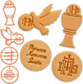 Prémium Közösségi Kekszlyukasztó Formák Elsőáldozás Készlet 4