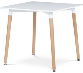 Étkezőasztal 80×80 cm, MDF, Fehér. DT-303 WT