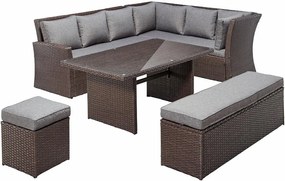 Avenberg CORSICA Nagy családi kerti garnitúra