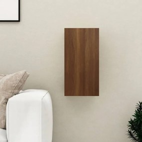 Barna tölgy színű szerelt fa tv-szekrény 30,5x30x60 cm