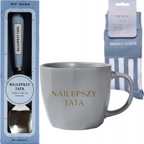 Ajándék Szett Apák Napja Születésnap Zokni Bögre Kanál