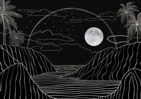 Poszter 84,1x59,4cm Éjszakai Trópusok aurája