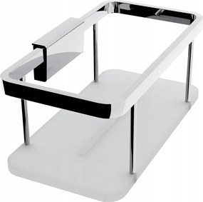 Nimco Kibo krómozott zuhanypolc 20 cm korláttal Ki 14015-B-26