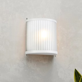Elstead modern fali lámpa corona fehér nikkel elsdl-corona1-wpn