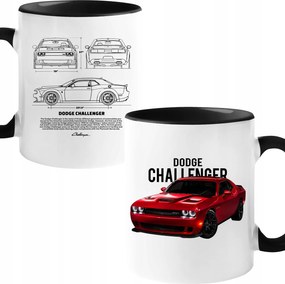 Dodge Challenger Bögre Születésnapi Ajándék Karácsonyi 330ml Csomagolás