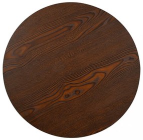 sötétbarna MDF bisztróasztal 60 cm