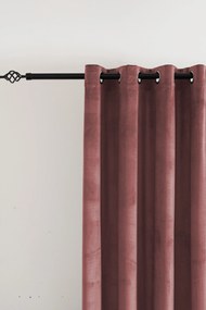 Sötétítő függöny ELVIO VELVET 140x250 cm, óarany rózsaszín Felfüggesztés: Fém gyűrűk
