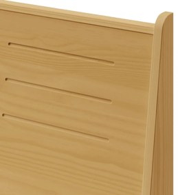 REINE mézbarna tömör fenyőfa sarokpad 151 cm